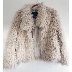 Lucky Brand faux fur coat